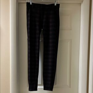 Kut from the Kloth Black and Red Plaid Pants